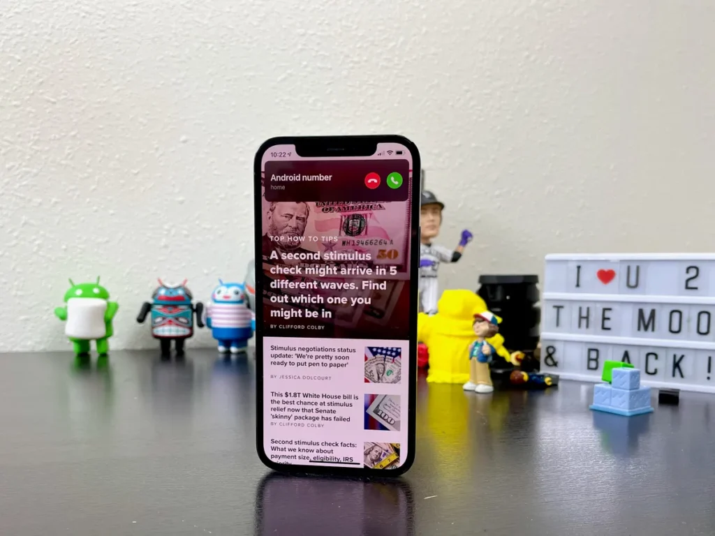 4. Get full screen incoming call alerts.